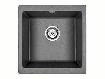 Кухонная мойка Paulmark GERA 50 PM104546-DG 45х45 цвет серый